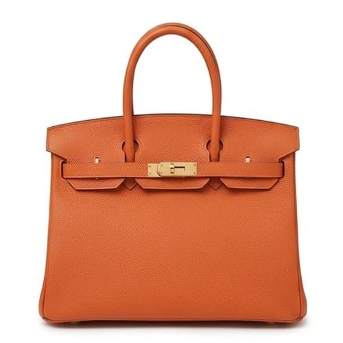 Hermes 에르메스 버킨 30 핸드백 오렌지